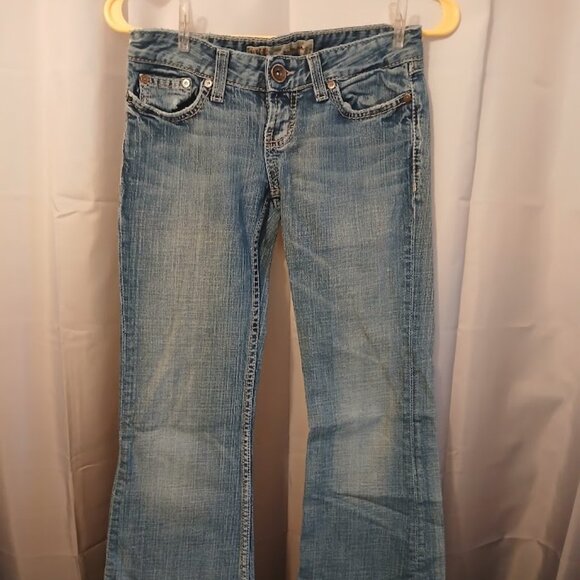 BKE Jeans The Buckle sz 24 Sabrina Slim Boot Designer Denim Dark wash (28x29.5) - Picture 8 of 10